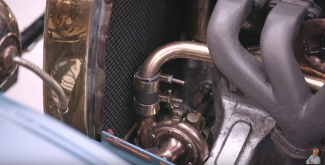 This looks like something from a modern art museum. Image courtesy of Jay Leno’s Garage/YouTube.